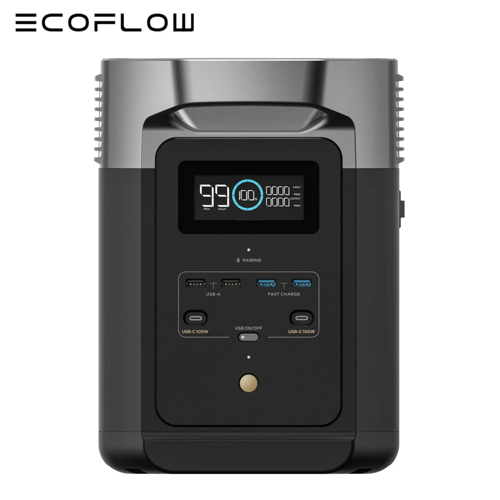 ECOFLOW DELTA 2 Tragbare Powerstation 1024Wh Camping Solargenerator
